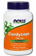 Заказать NOW Cordyceps 750 мг 90 вег капс N