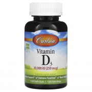 Заказать Carlson Labs Vitamin D3 10000 IU 120 капс