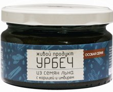 Заказать Живой Продукт Урбеч Из Семян Льна С Корицей И Имбирем 225 гр